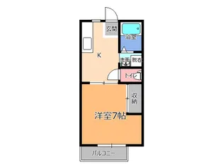 東栄ハイツC【2階】の間取り