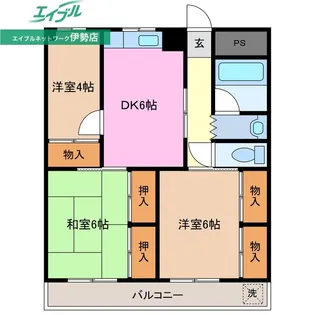 アクアビット【3階】の間取り