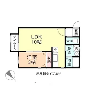 GREEN GABLES【1階】の間取り