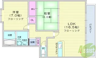 コージィコート壱番館【2階】の間取り