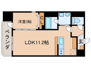 パール香ノ美【2階】の間取り