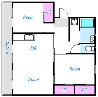 東京都東大和市蔵敷3【マンション】の間取り