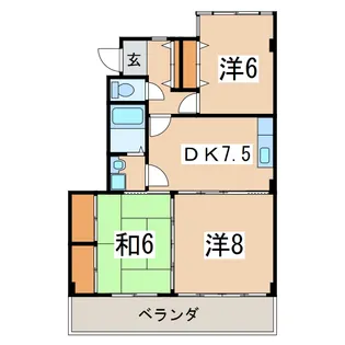 エル・ウィング表町【3階】の間取り