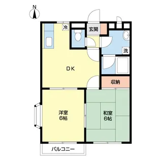 パレ・リジェール【2階】の間取り