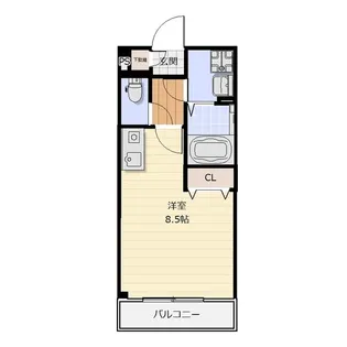 シャルマン武田【4階】の間取り