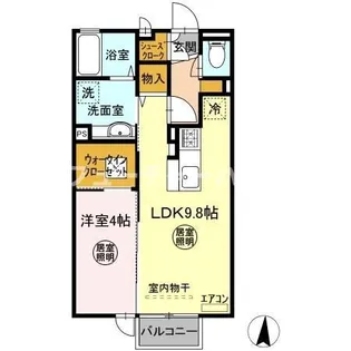 大黒屋 十番館【1階】の間取り