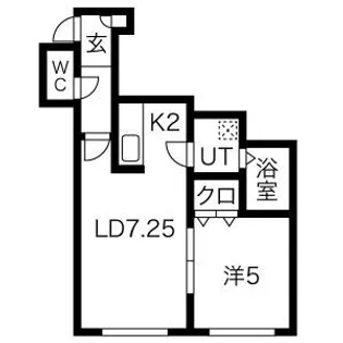 エルズカーサ5【2階】の間取り