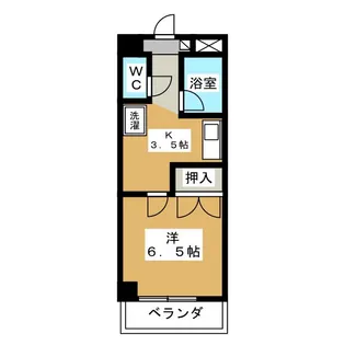 ジュネス北千種【3階】の間取り
