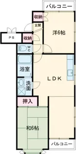 セザール青梅【2階】の間取り