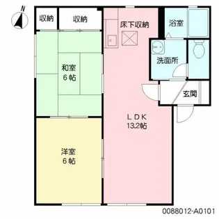 ヴェルドミール A棟【1階】の間取り