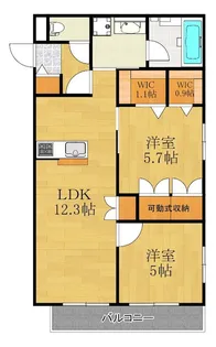 仮称)登戸メゾン【3階】の間取り