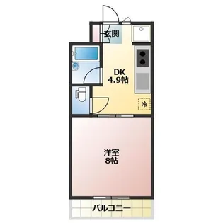 マンションフローラ【2階】の間取り
