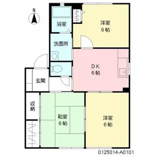 シャーメゾン西峰 A棟【1階】の間取り