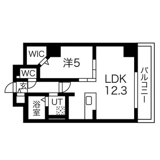 ibiza【6階】の間取り