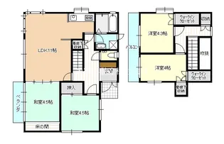 長崎県諫早市中尾町【一戸建】の間取り