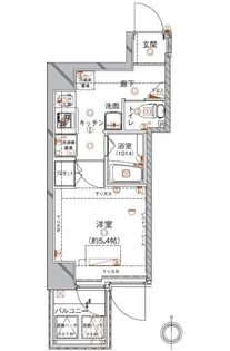 クレイシア西蒲田【3階】の間取り