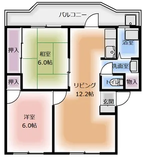 錦江1号【1階】の間取り