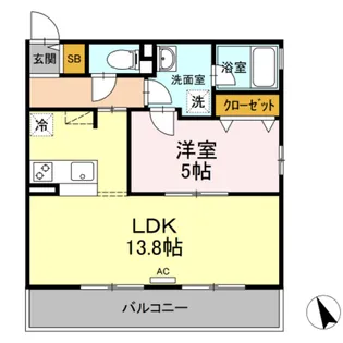 Janook【1階】の間取り