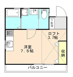 ローレル【2階】の間取り
