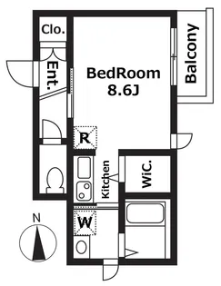 レスティ恵比寿【1階】の間取り