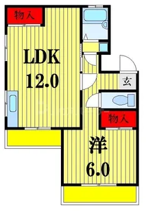 センターコート【3階】の間取り