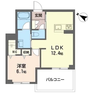 ジョイアスガード浦和美園【4階】の間取り