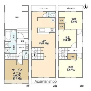 埼玉県川口市前川3【一戸建】の間取り