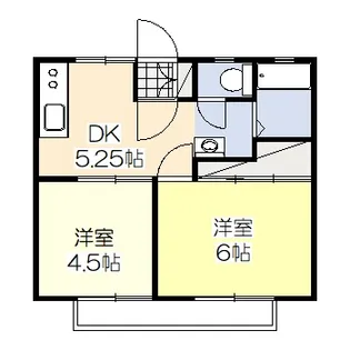 正栄ハイツII号棟【2階】の間取り