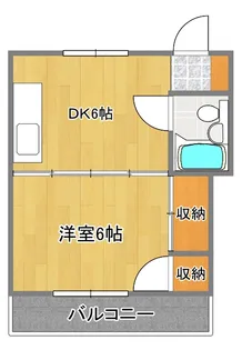 シティコーポ宝仙【7階】の間取り