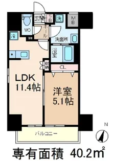 RIDGE王子神谷【7階】の間取り