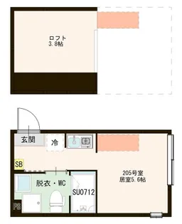 (仮称)栗原三丁目2 Designer AVAND【2階】の間取り