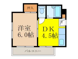 エコ-ハイツ【3階】の間取り