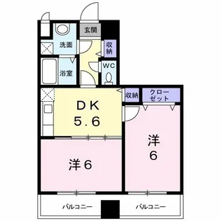 カーサ ビータス【1階】の間取り