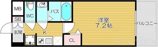 大阪府大阪市浪速区日本橋東3【マンション】の間取り