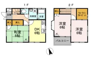 広島県福山市川口町5【一戸建】の間取り