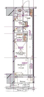 ブランシエスタ浅草蔵前【6階】の間取り
