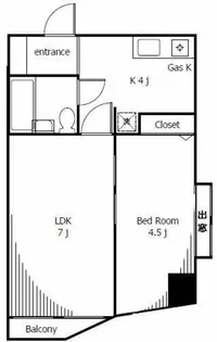ベルメゾン田園調布【3階】の間取り