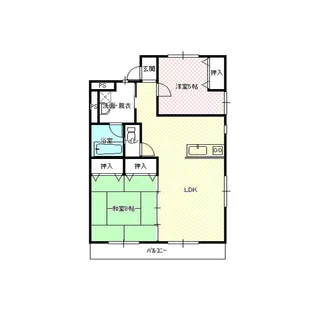 ラ・ピアッツァ【3階】の間取り