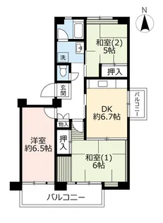 URポートアイランド【1階】の間取り