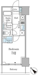 東京都港区赤坂6【マンション】の間取り