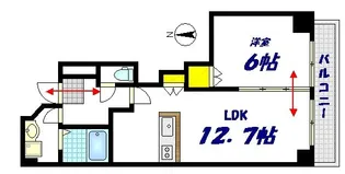 Prosper大手町【9階】の間取り