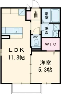 クレールVI A棟【2階】の間取り