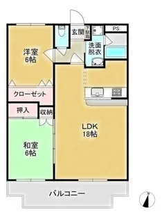 ルミネII【1階】の間取り