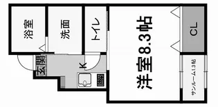 広島県福山市曙町3【アパート】の間取り