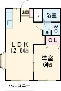 レイクシティ C【2階】の間取り