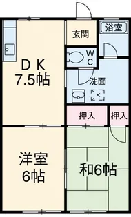 メゾン大塚A【1階】の間取り