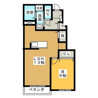 ヴィオラ【1階】の間取り