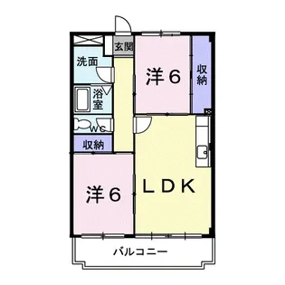 茨城県牛久市中央5【マンション】の間取り