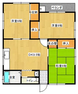 マークスII【2階】の間取り