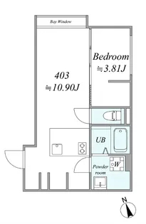 trias341【4階】の間取り
